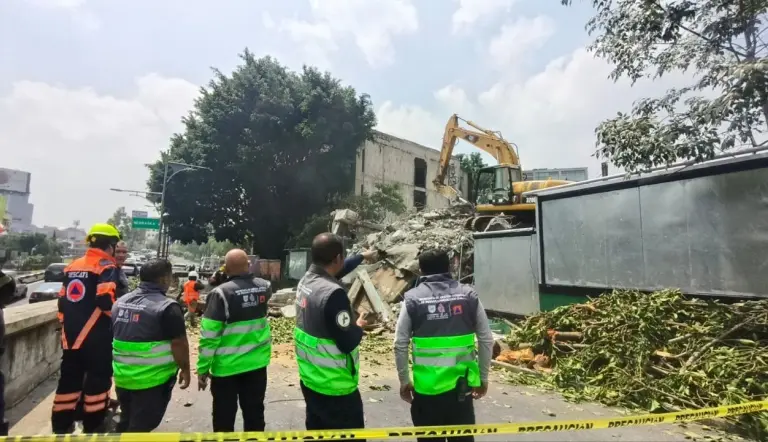derrumbe en la Escandón