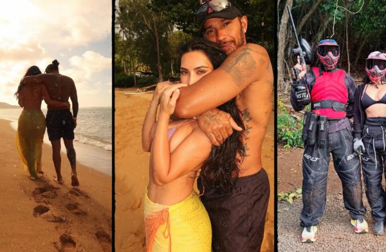 Relación en tendencia: Lewis Hamilton comparte fotos en traje de baño junto a Kim Kardashian