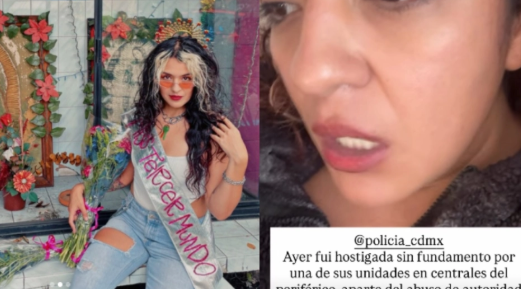 ¡La detuvieron en Periférico! Miss Tercer Mundo denuncia presunta extorsión y hostigamiento de policías en CDMX
