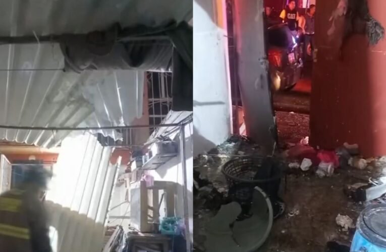 Fuga de gas destruye vivienda en Tecámac