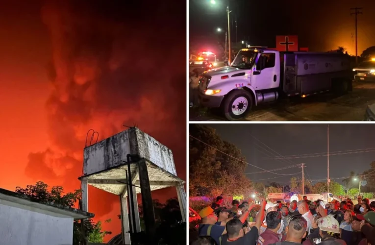 Explosión en PMV Minera: Evacuan seis comunidades al sur de Veracruz