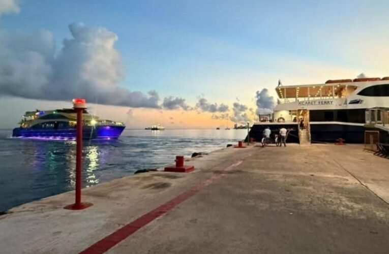 ¡Pánico en el mar! Impactante choque entre ferries en Cozumel deja daños y terror