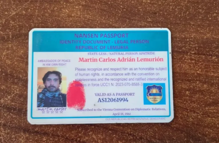 Detienen en Chile a sujeto que fingió ser diplomático de la ficticia República de Lemuria