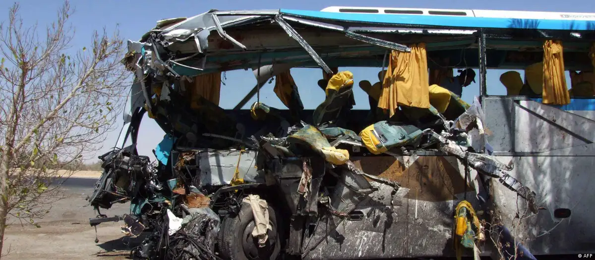 accidente de autobús en Egipto