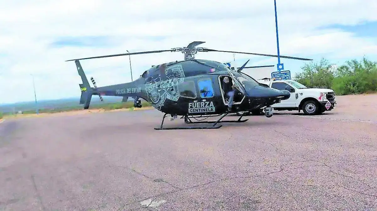 atacan a balazos helicóptero de Seguridad Pública en Chihuahua