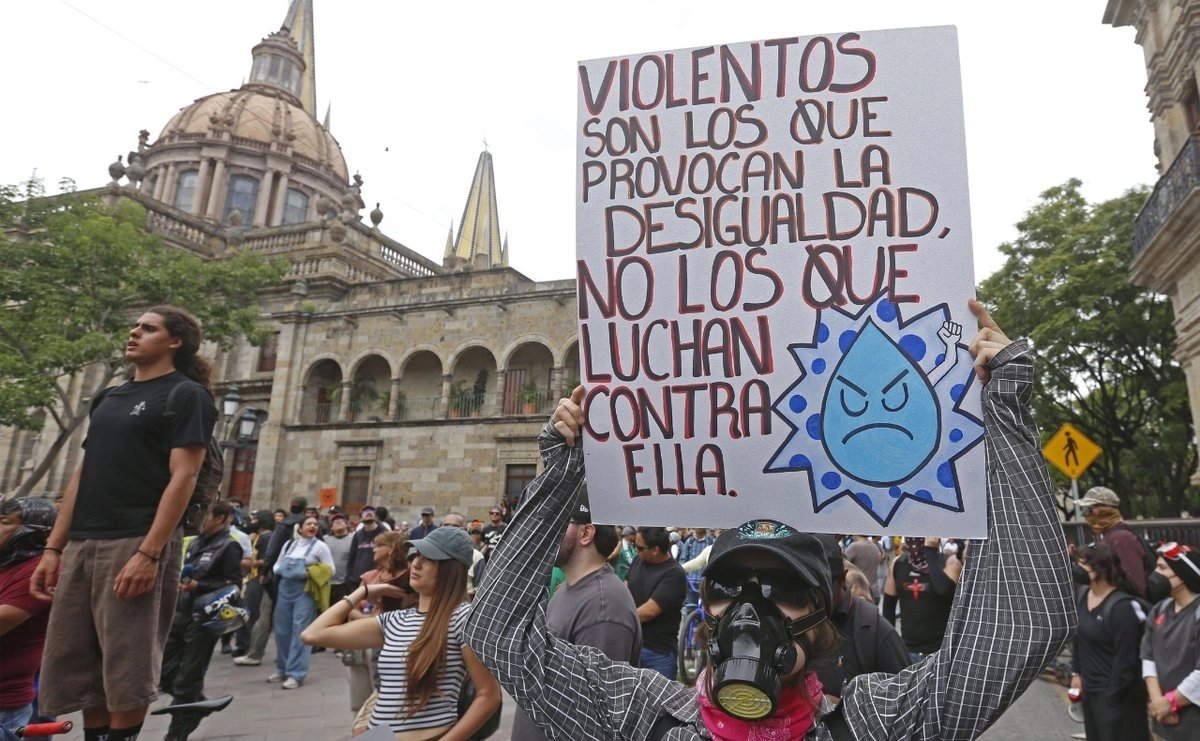 CNDH tortura manifestantes Jalisco