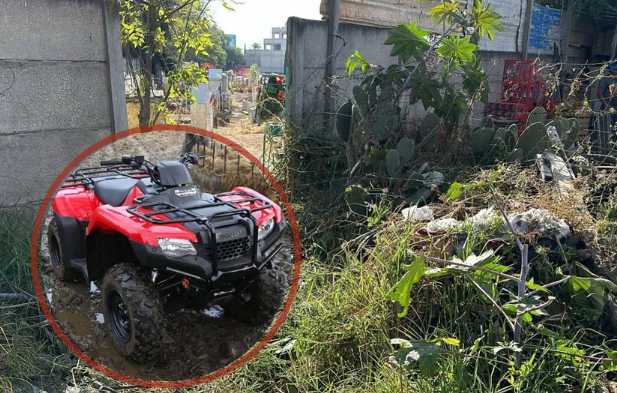 ¡Tragedia al regresar de la escuela! Mujer muere al volcar en cuatrimoto junto a su nieta en Puebla