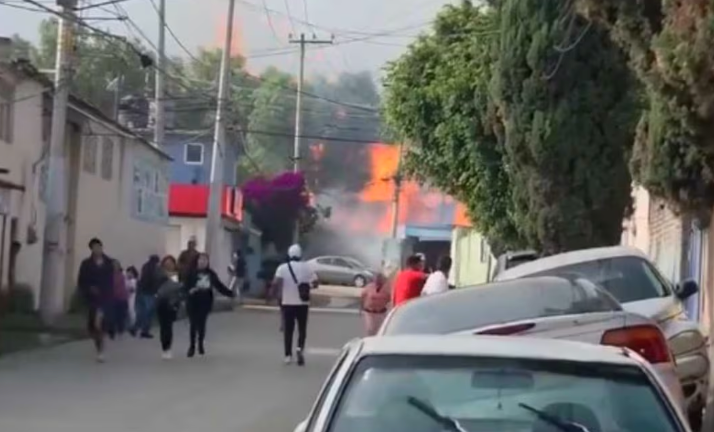 Explota gasera en Coacalco: un trabajador resulta quemado y viviendas sufren daños