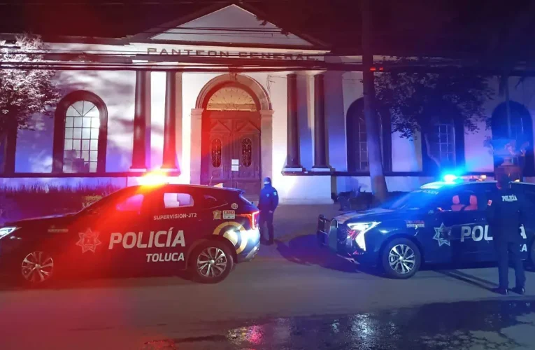 ¡Blindaje en los cementerios! Desplegarán 500 policías en panteones de Toluca por Día de Muertos