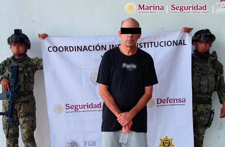 Detienen en Mérida a prófugo estadounidense con 4 órdenes de aprehensión